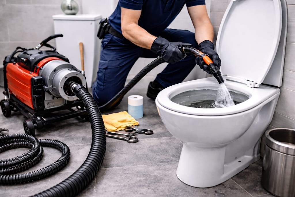 fontanero-urgente-barcelona-wc-atasco-herramientas-maquina-tecnico-manguera