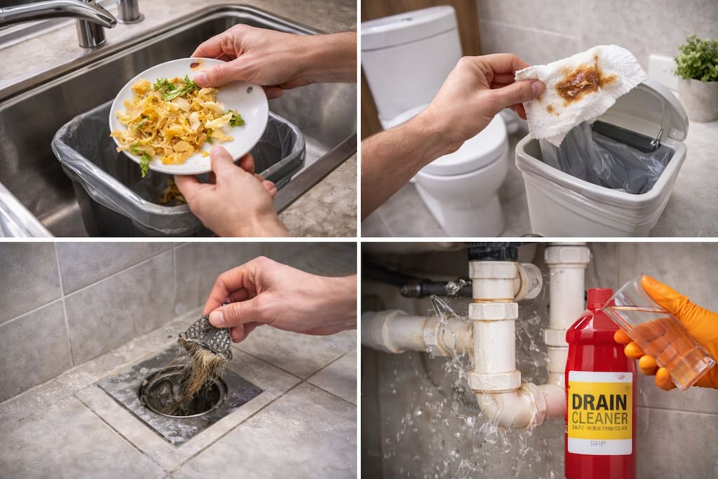 fontanero-urgente-barcelona-atasco-astasco-tuberia-pelos-comida